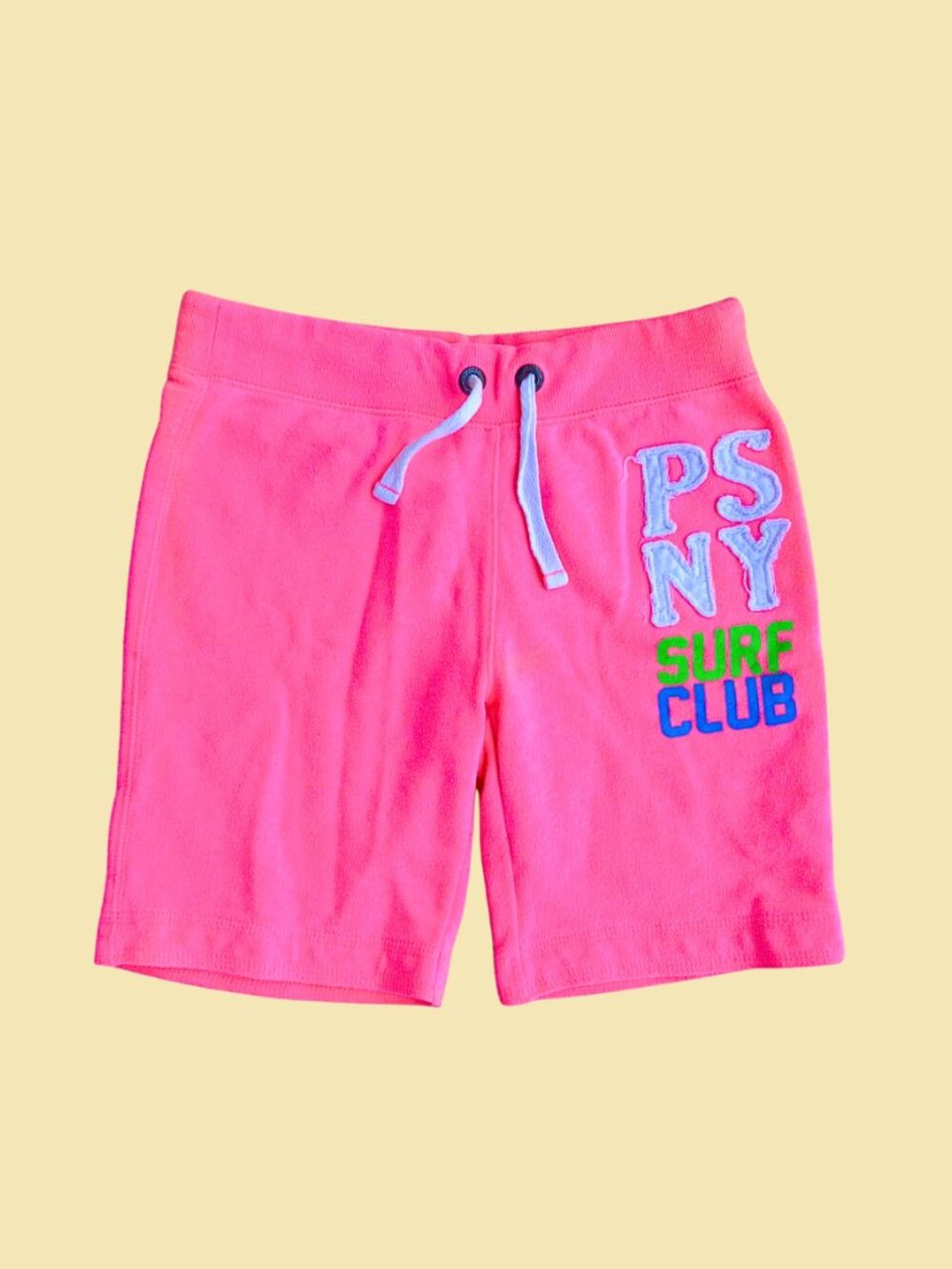 Y2K PSNY Surf Club Pink Sweat Shorts
